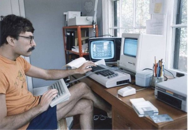 old school computer geek - Da .