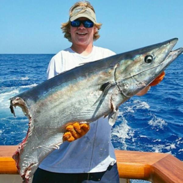 man holding a large fish