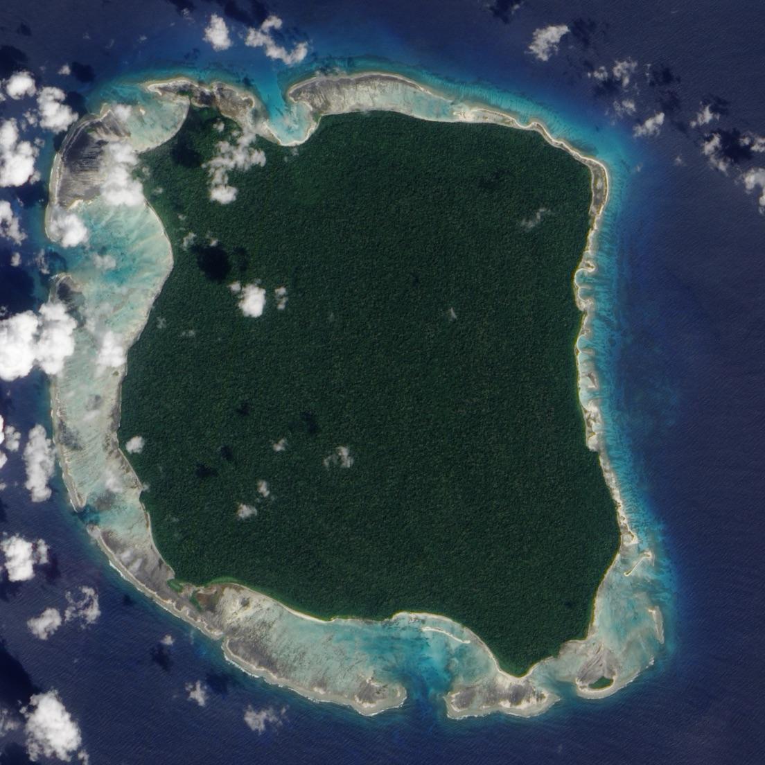 This is North Sentinel Island, and is one of the last areas on earth to be remained untouched by modern civilization.