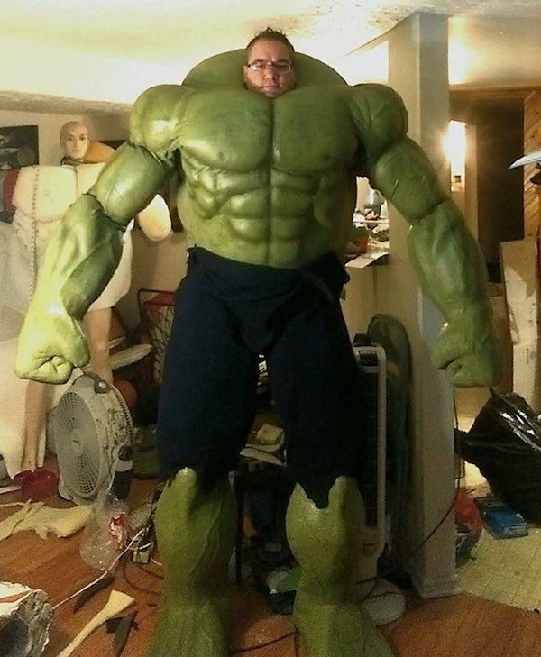 fail hulk cosplay