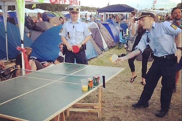 31 cops caught having fun