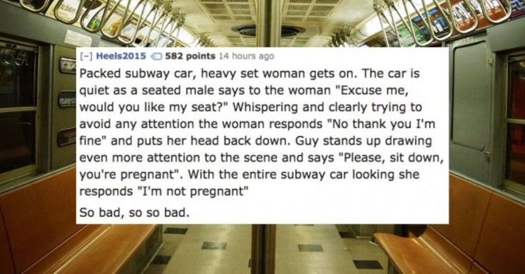 15 People Share the Cringiest Sh*t They've Seen in Public