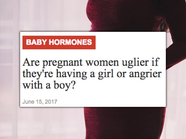 15 People asking these dumb questions about pregnancy shouldn’t be having babies