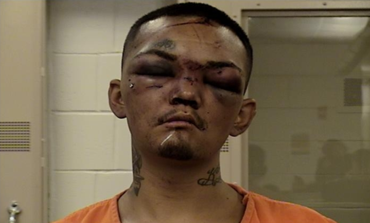 This guy’s mugshot after trying to carjack 3 football players