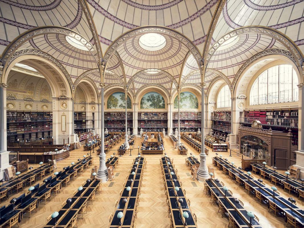 A library in Paris