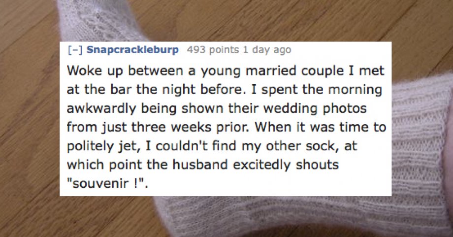 20 People Share The Awkward Morning That Followed A One Night Stand