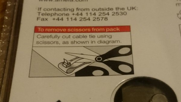 Annoying first world problem of requiring a pair of scissors to open up the scissors you just bought.