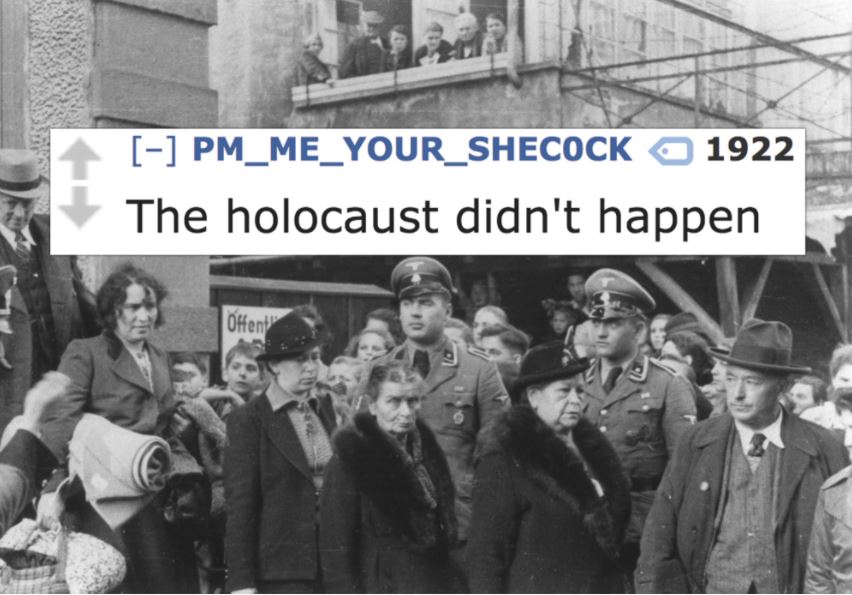 Conspiracy theorist that deny the holocaust ever happened.