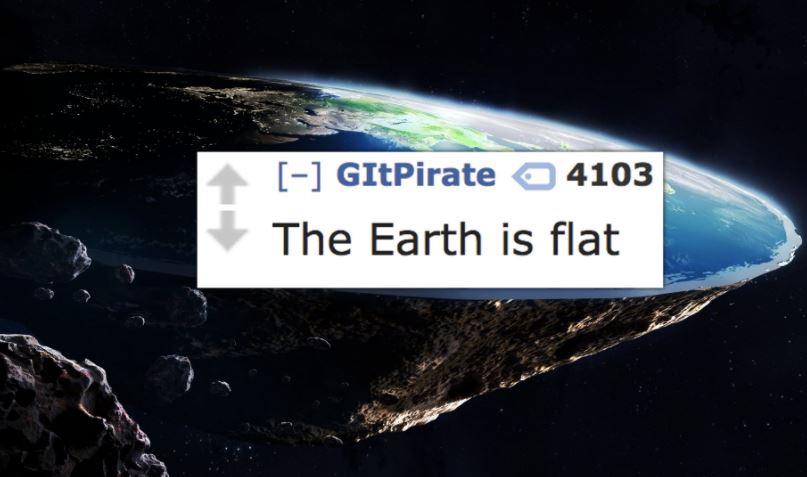 Flat earthers conspiracy theory