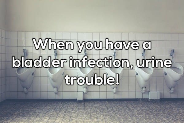 Dad joke about bladder infection