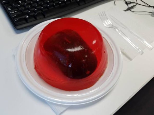 Computer mouse in a Jelly