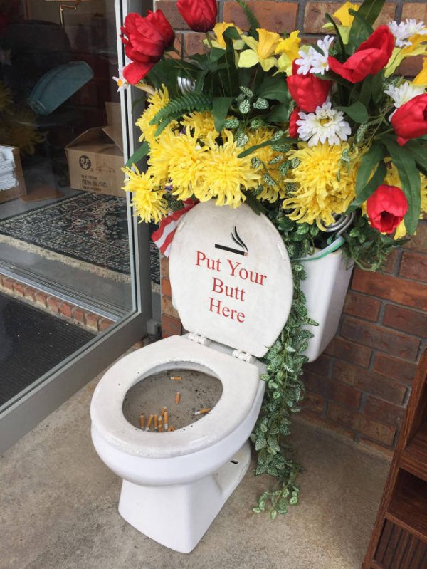 flowerpot - Put Your Butt Here