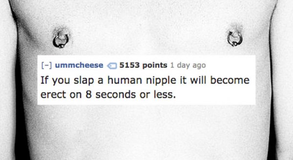 fun fact about human nipples