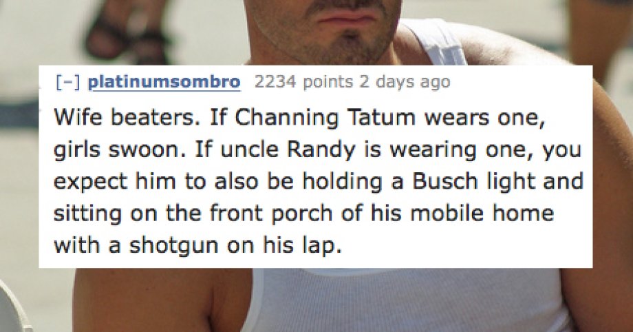 20 Things That Are Classy If You're Hot, But Not If You're Ugly