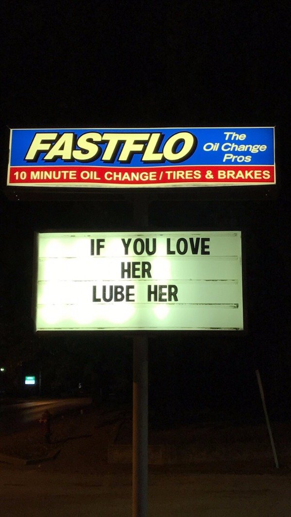 display device - The Oil Change Pros 10 Minute Oil Change I Tires & Brakes Fastflo on henge If You Love Her Lube Her