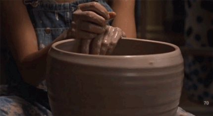 ghost gif clay