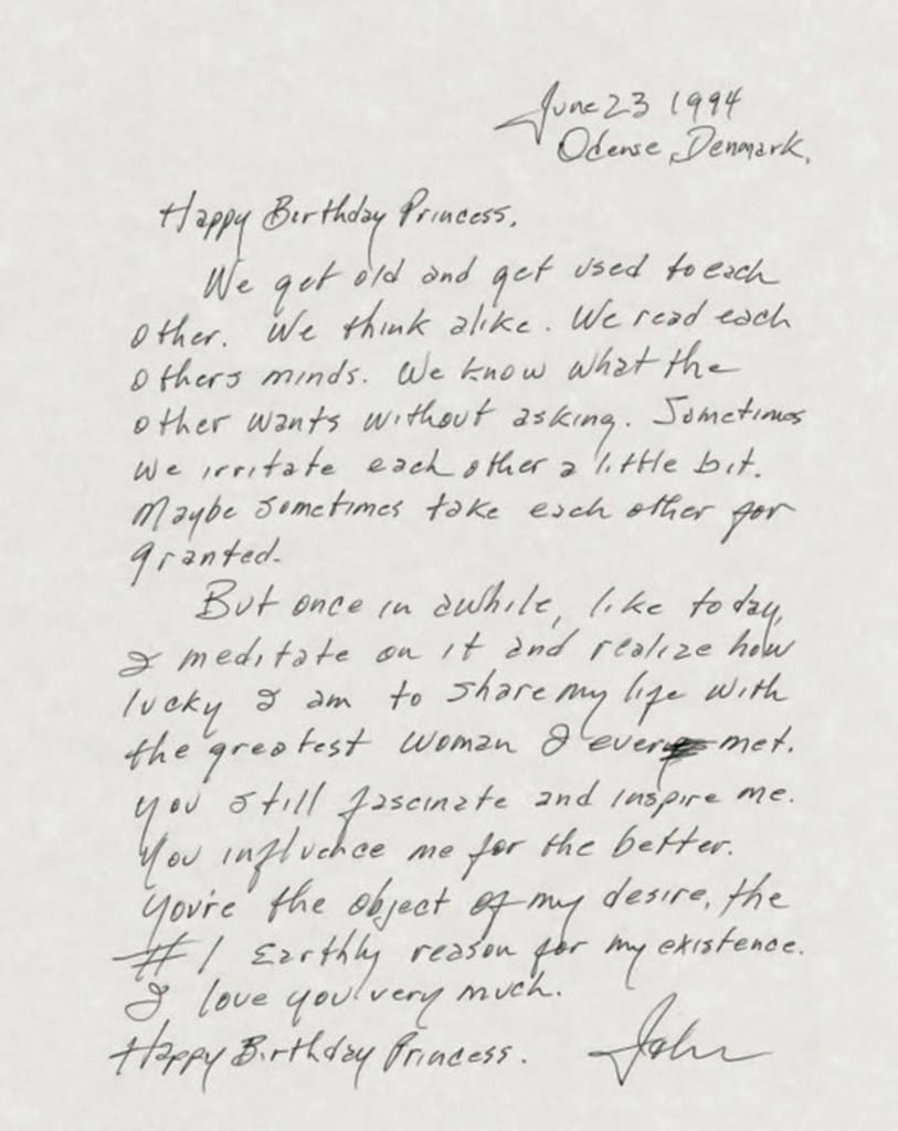 A letter that Johnny Cash wrote to June Carter in 1994 was voted the greatest love letter of all time. They were married from 1968 till June passed away in 2003. Johnny died 4 months later