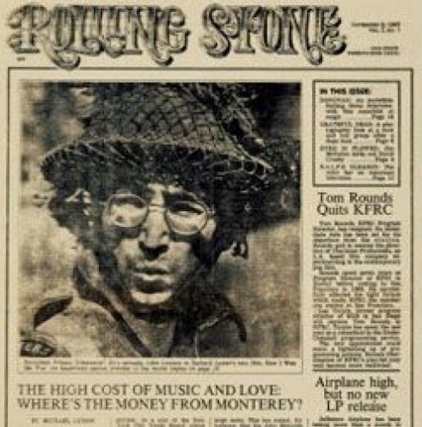 First cover of Rolling Stone