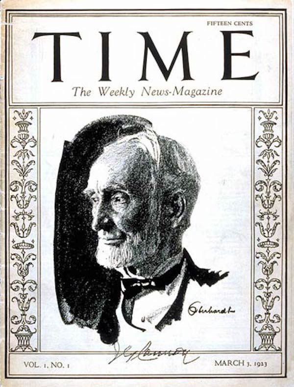 First cover of TIME Magazine