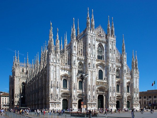 Frowning is banned from Milan, Italy.
