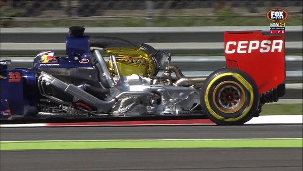 Engine cover flies off and you expose F1 secrets worth millions