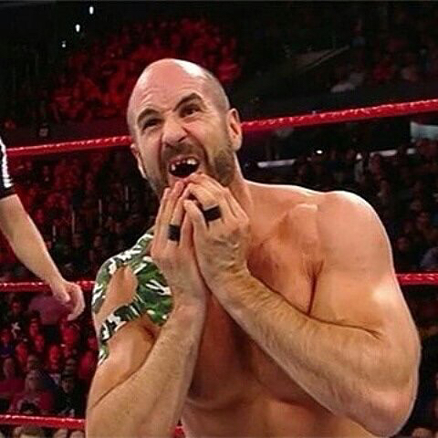 Cesaro Loses Teeth During Match at No Mercy