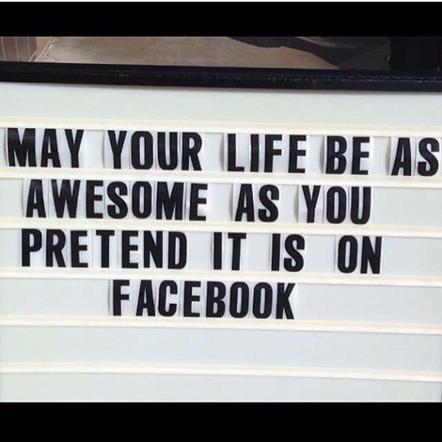 vehicle registration plate - May Your Life Be As Awesome As You Pretend It Is On Facebook