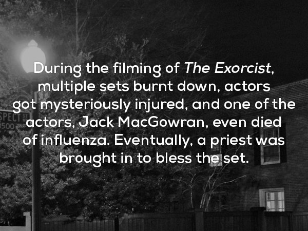 Disturbing fact about the making of the movie The Exorcist