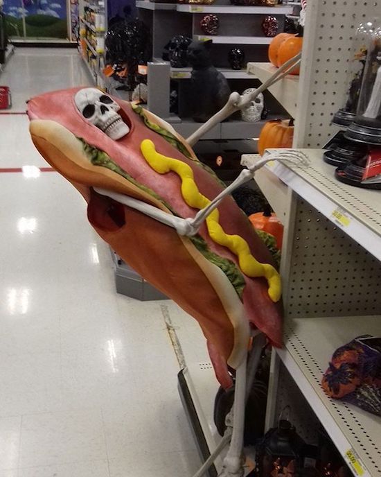 hot dog skeleton