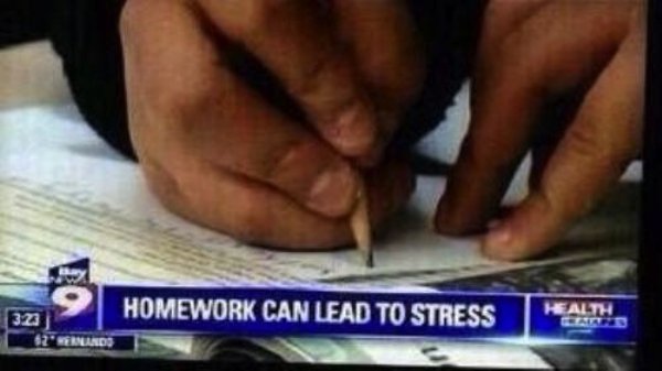 nail - Home Homework Can Lead To Stress 322 Health