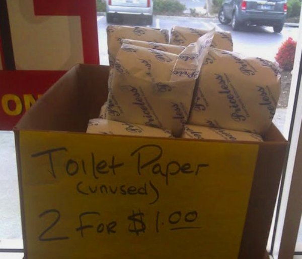 funny no toilet meme - On Priceless reless opeless Toilet Paper Cunused For $1.00 2