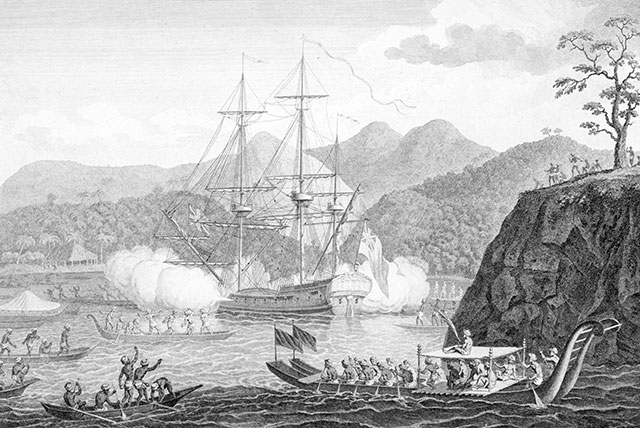 English sailors on the HMS Dolphin in 1766 discovered that native women on islands would trade sex for iron, and began pulling nails out, causing loss of the ship’s structural integrity