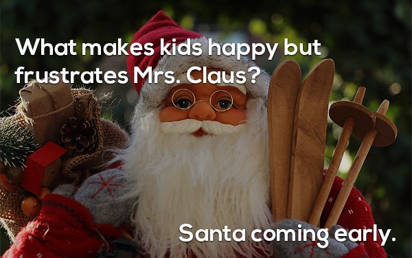 Santa Clause dirty pun