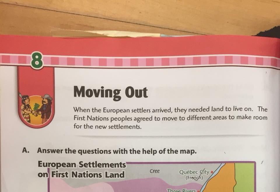 first nations peoples agreed to move - Moving Out When the European settlers arrived, they needed land to live on. The First Nations peoples agreed to move to different areas to make room for the new settlements. A. Answer the questions with the help of t