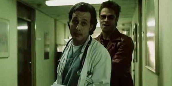 Fight Club (1999)It’s not only the Tyler Durden inspires spliced in porn footage, but all the scenes where Brad Pitt’s character shows up in the background before he’s actually introduced.