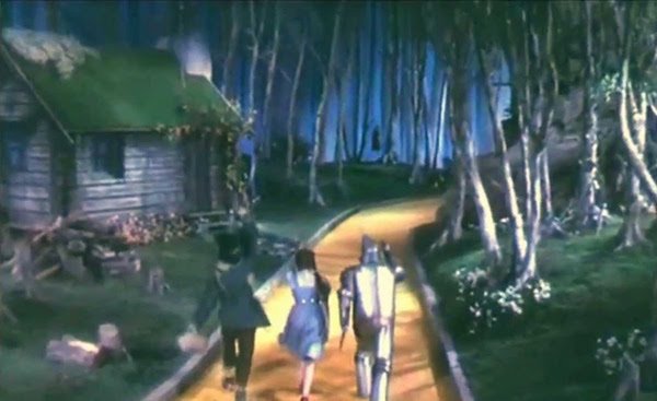 Wizard of Oz (1939)In one famous scene, there is supposedly a munchkin who has hung himself in the background.