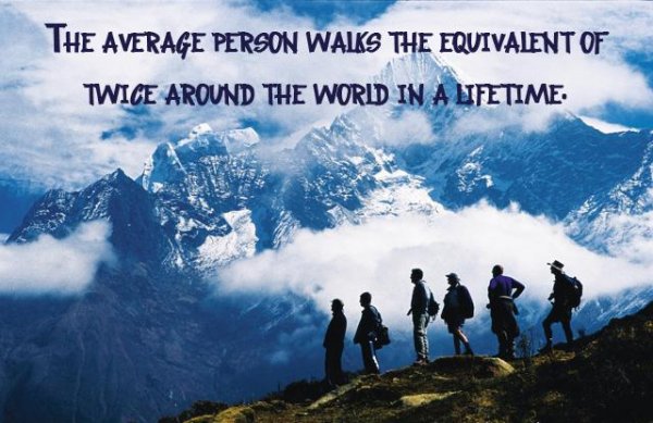 trekking nepal hd - The Average Person Walks The Equivalent Of Twice Around The World In A Lifetime