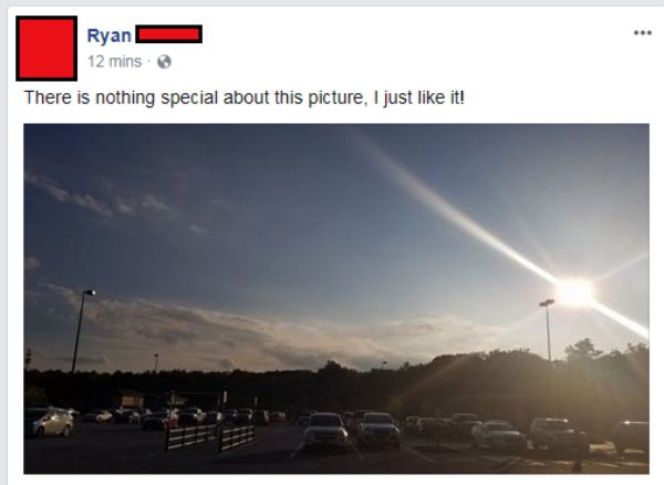 wholesome meme of sky - Ryan 12 mins. There is nothing special about this picture, I just it!