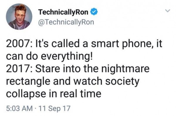 that escalated nicki minaj congratulates cardi b - TechnicallyRon 2007 It's called a smart phone, it can do everything! 2017 Stare into the nightmare rectangle and watch society collapse in real time 11 Sep 17