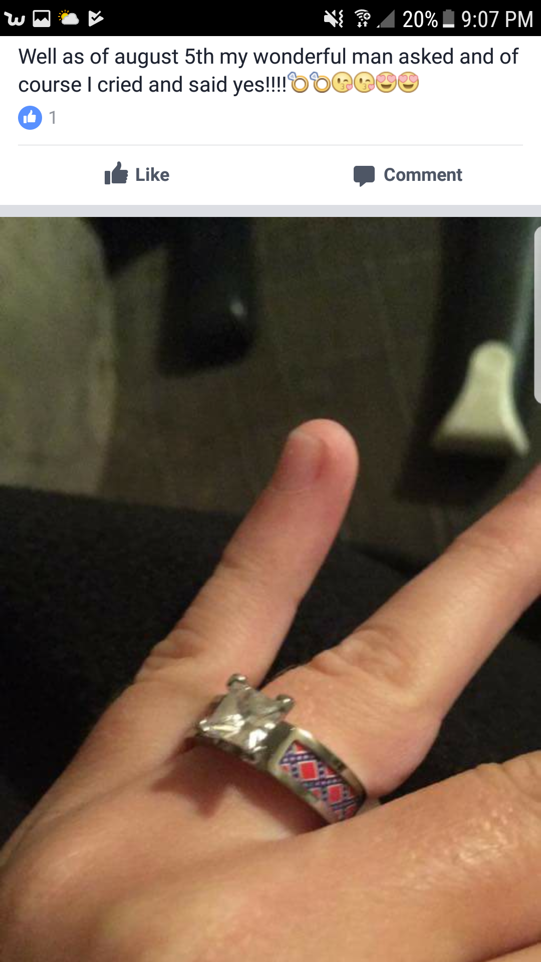 physically cringe photos that will make you cringe - 20% Well as of august 5th my wonderful man asked and of course I cried and said yes!!!! Obowo Comment Wa