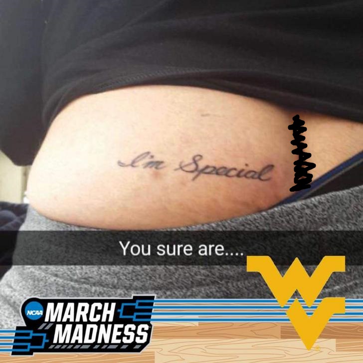 temporary tattoo - You sure are... Ncaa NEw Marchce Madness