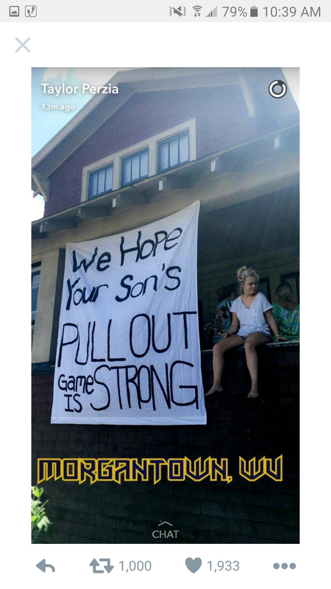 funny sorority move in signs - V 79% | Taylor Perzia 13m ago We Hope Your Son's All Out cares Trong Morgantown, Wu Chat 27 1,000 1,933