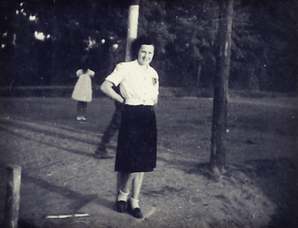 “I do not speak English, I use the Google translator. I live in Hungary and the Hungarian language I speak. The photograph was made in 1943 in Hungary, in Kaposfüred. My mother is in the foreground, photo taken by my father. A little girl standing in the background but does not know anything, just to show that there are no arms, no face, it’s like a ghost or a demon.”