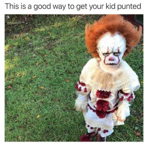 funny halloween costumes - This is a good way to get your kid punted