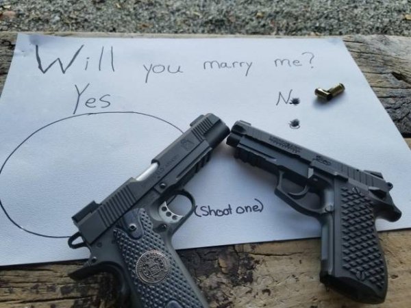 reverse card memes - W ill you marry m me? Shoot one