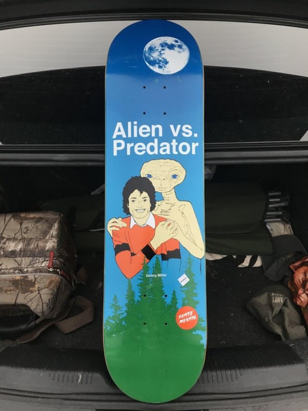 wtf thrift store find sports equipment - Alien vs. Predator Aert