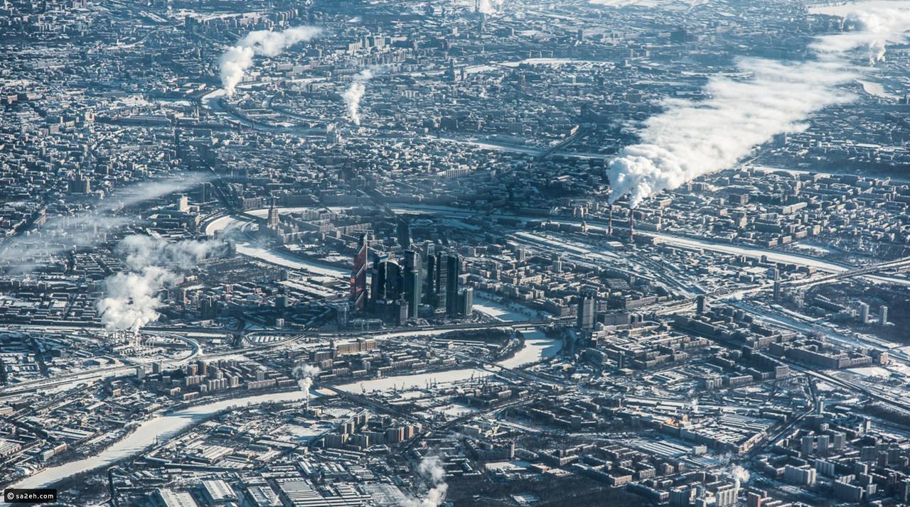 Moscow looks like a dystopian future