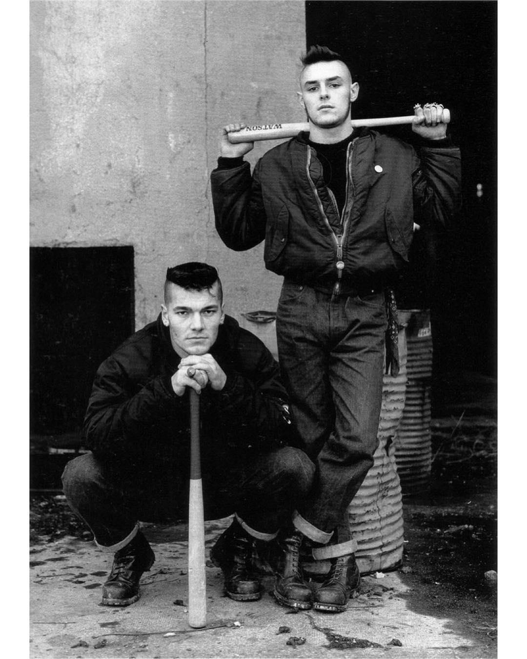 Members of the Red Warriors – a Paris street gang that used violent force to remove neo-Nazis from France in the mid-late 1980s.