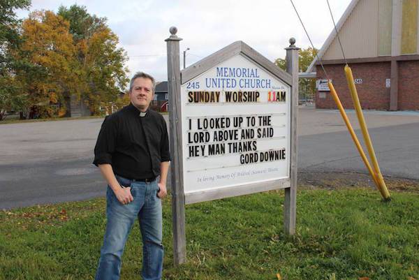 fail looked up to the lord above - Memorial 245 United Church Sunday Worship Diam I Looked Up To The Lord Above And Said Hey Man Thanks Gord Downie