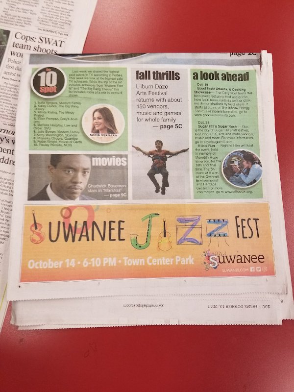 fail Cops Swat team shoots Wol Police first du fall thrills Th Tv N o Forbes i gheata he of this m odern Fan ero Theo a look ahead T N Lilburn Daze Arts Festival returns with about 150 vendors, music and games for whole family page 5C Oct 19 Good Taste At